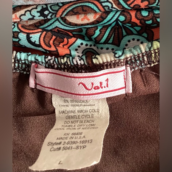 BoHo VINTAGE Vol 1 Stretchy Tank Top Lined Size L - Picture 4 of 4